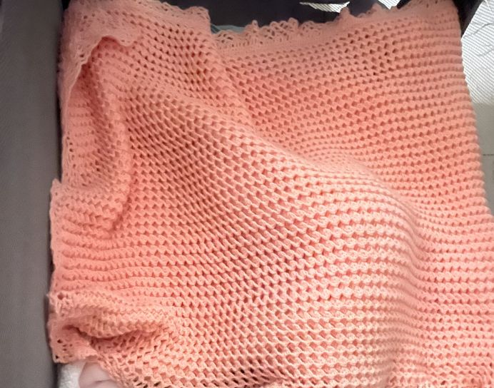 Handmade baby blanket 