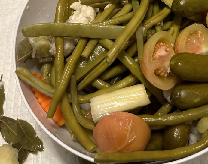 Organic SUPER FOOD  Handmade Caucasian Pickled Veggies