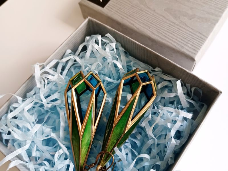 Art Deco Inspired Earrings