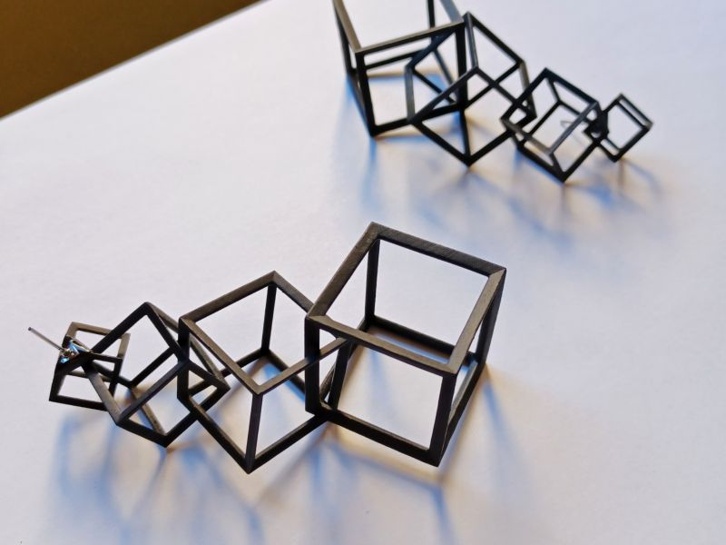 Geometric Statement Earrings