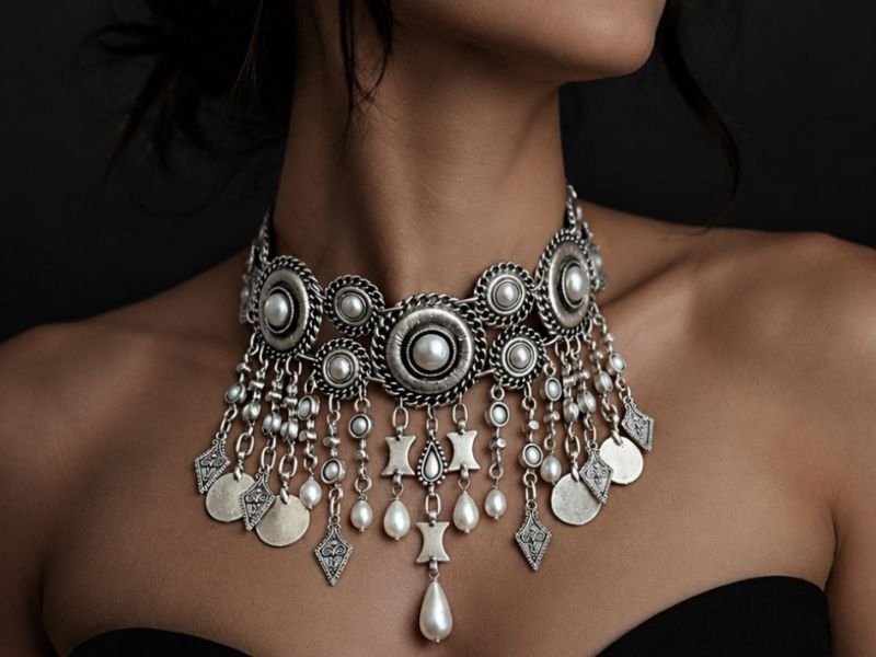  Choker Necklace & Waist Belt