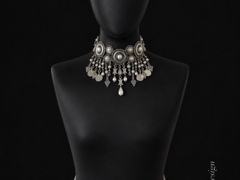  Choker Necklace & Waist Belt