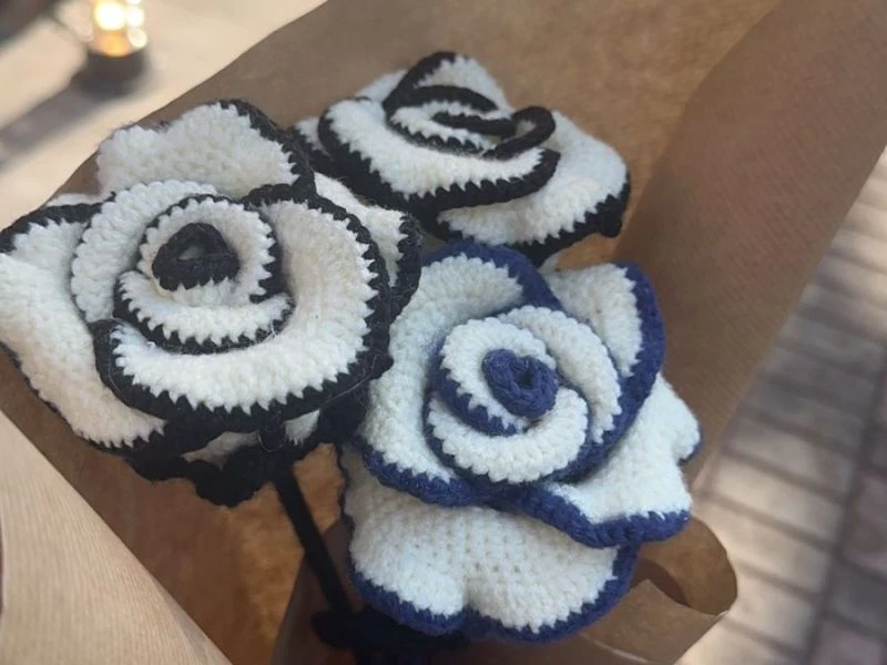 Handmade Crochet Roses
