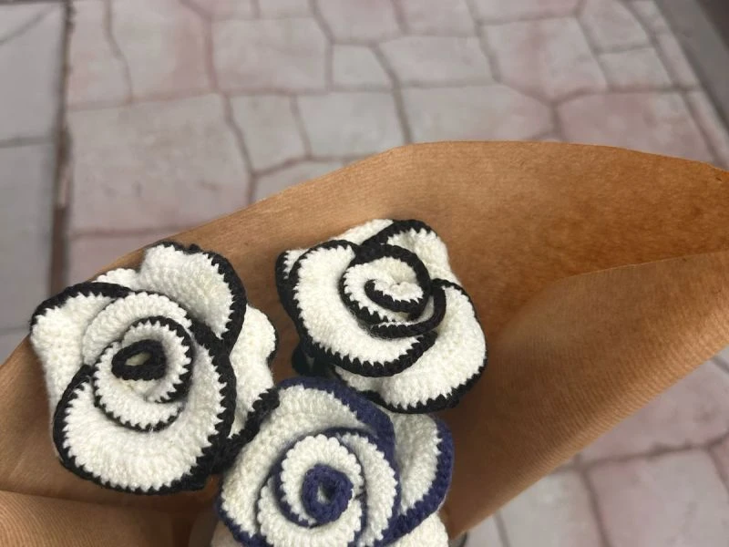 Handmade Crochet Roses
