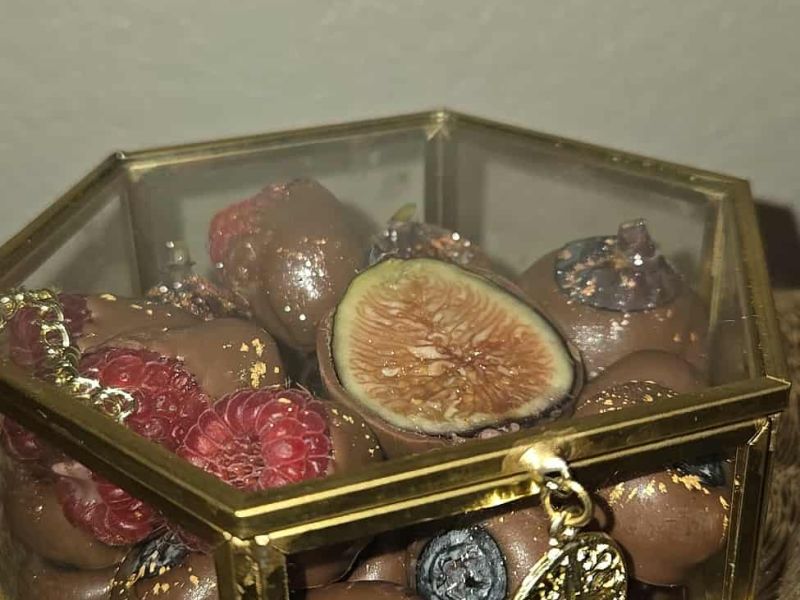 Belgian chocolate and barries