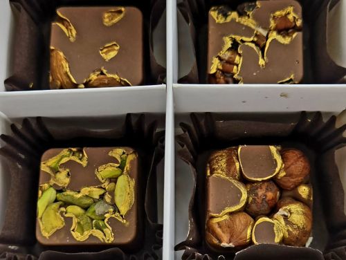 Belgian chocolate and nuts
