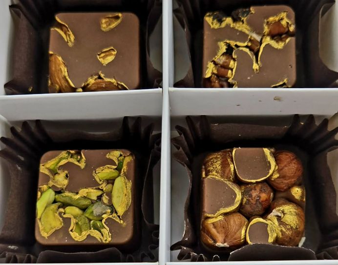 Belgian chocolate and nuts