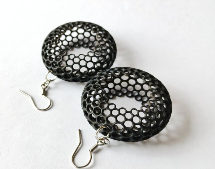 Seafoam Inspired Lacy Earrings