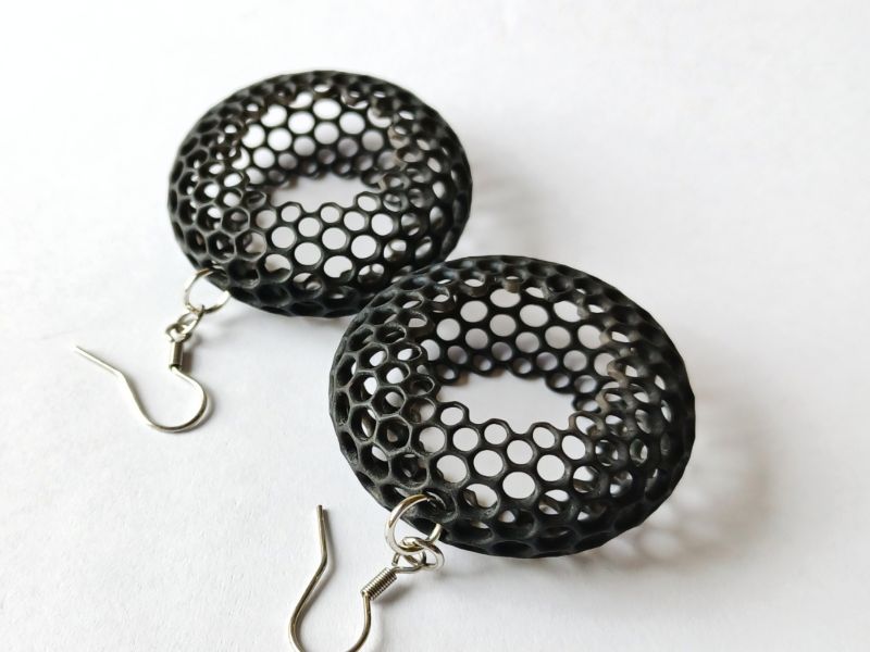 Seafoam Inspired Lacy Earrings