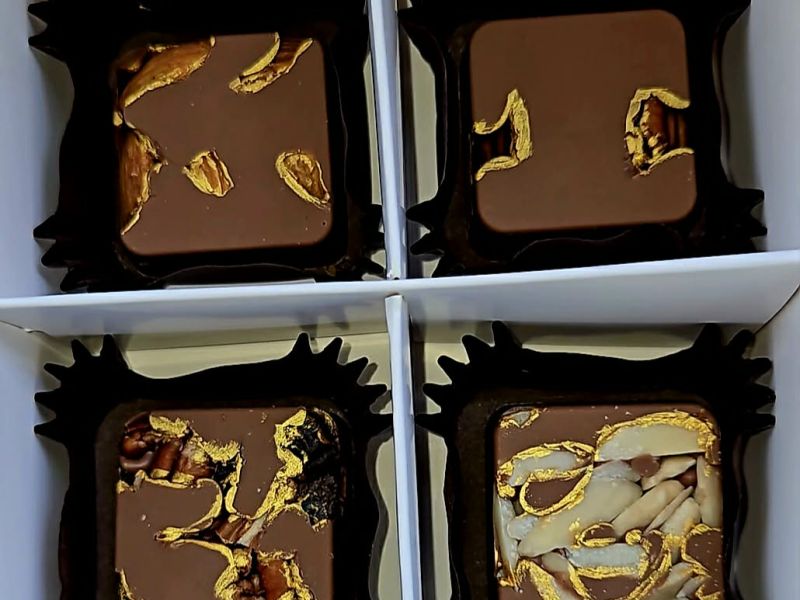 Belgian chocolate and nuts