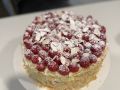 Raspberry Napoleon cake