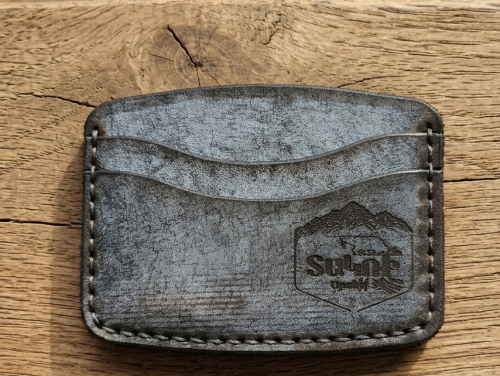 Handmade Leather Card Holder "Garegin Nzhdeh"