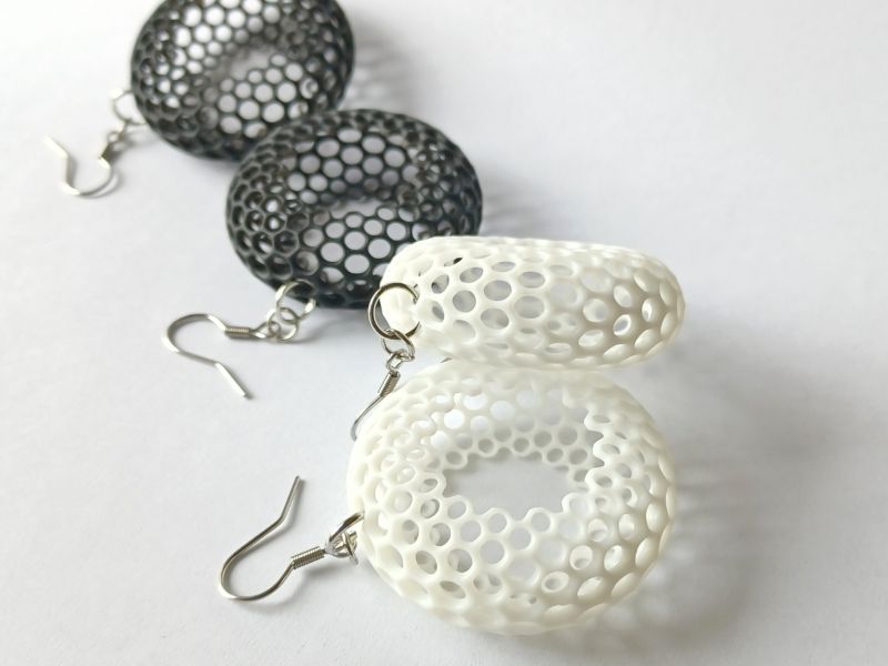 Seafoam Inspired Lacy Earrings