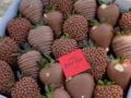 Delicious strawberry’s cover up with chocolates