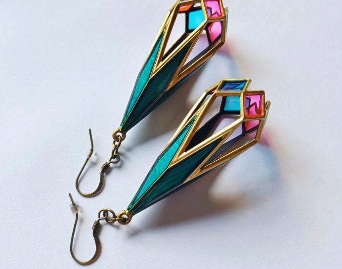 Art Deco Inspired Earrings
