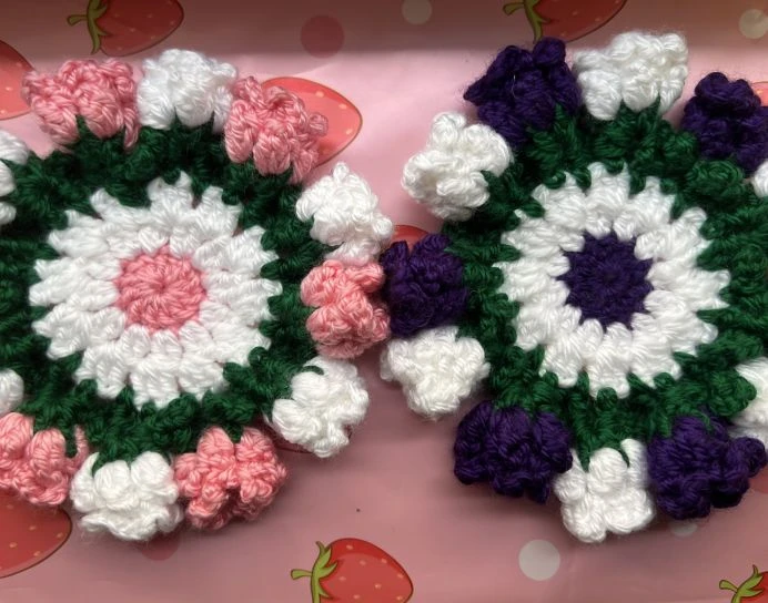 Handmade Flower Coasters