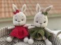 Crochet bunny for baby girls
