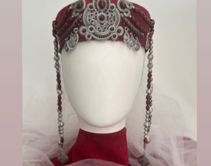 Headpiece “Bordeux Velvet”