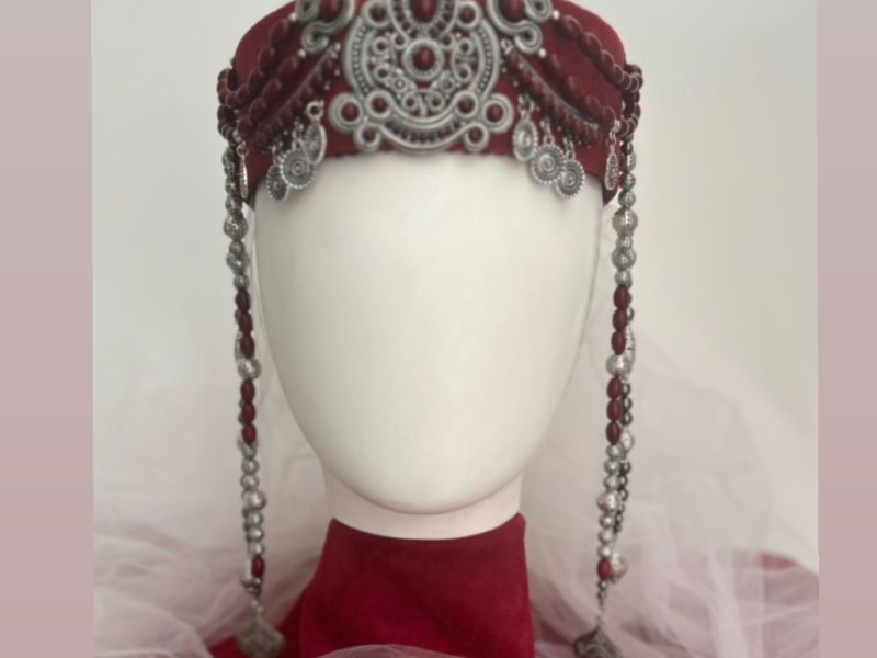 Headpiece “Bordeux Velvet”