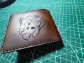 Handmade leather bifold 