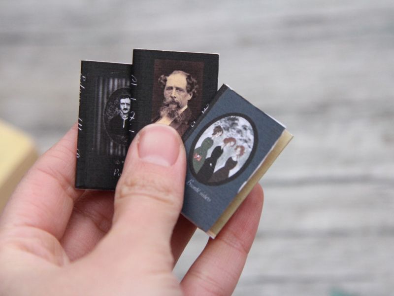 Edgar Allan Poe Miniature Handmade Book