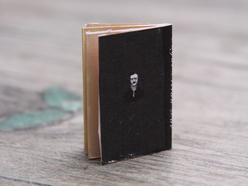 Edgar Allan Poe Miniature Handmade Book