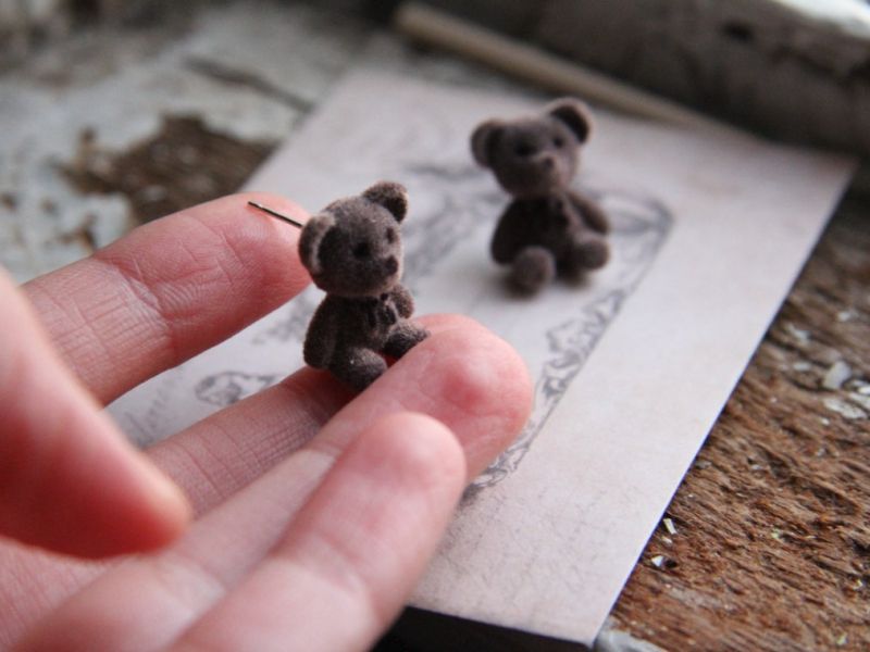 Teddy Bear Earrings