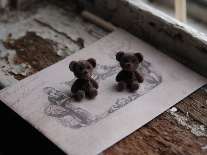 Teddy Bear Earrings