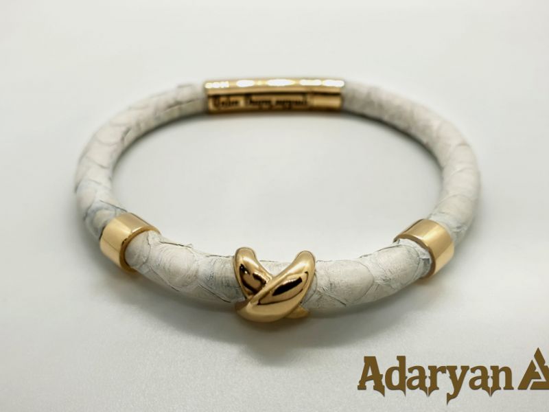 Python Leather Bracelet