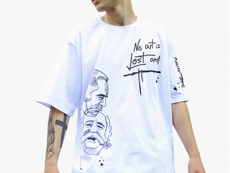 ''No Art Is Lost'' William Saroyan Tee 