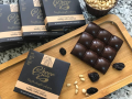 Gluten Free, Sugar Free, Raw Gourmet Chocolates with Pistachio, Cashew, Raisins, Pine Nuts, Cappuccino, Peach, Mango Options