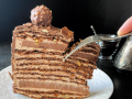 Downloadable Recipe, Ferrero Rocher Medovik, Chocolate Cake, Birthday Cake, Foodie Gift, Chocolate Gift