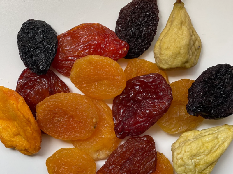 Mixed Armenian Dried Fruits, Dried Apricots, Plum, Peach, Red Plum, Pear, Natural , Vegan, 8oz