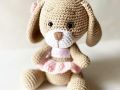 Shunik Lulibears Puppy, handmade stuffed animal, puppy, dog, knit by hand, Handmade baby gift