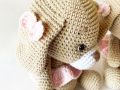 Shunik Lulibears Puppy, handmade stuffed animal, puppy, dog, knit by hand, Handmade baby gift