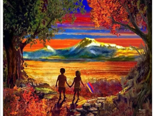 Armenia Art, Armenian Digital Art, Wall Art, Armenian Artist, Art Prints, Armenian Children, Armenian Flag, Mt Ararat, Masis Ararat
