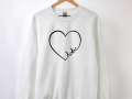 HOKIS HEART Adult Crewneck Sweater