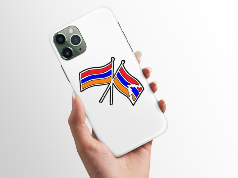 ARMENIA ARTSAKH FLAGS Stickers