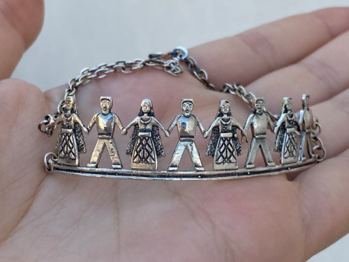Armenian jewelry Dancers bracelet Kochari Dance Bracelet Sterling Silver Kochari dance bracelet Armenian bracelet Gift for dancers