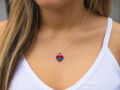 Armenian Flag SWAROVSKI Heart Necklace