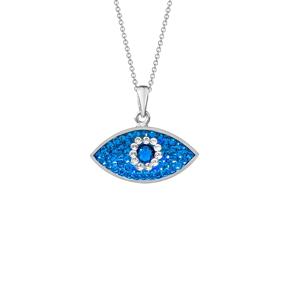 Buy Swarovski Crystal Luckily Evil Eye Necklace 5411141 Necklace at Best  Prices on Lucknow Duty Free - Adani one