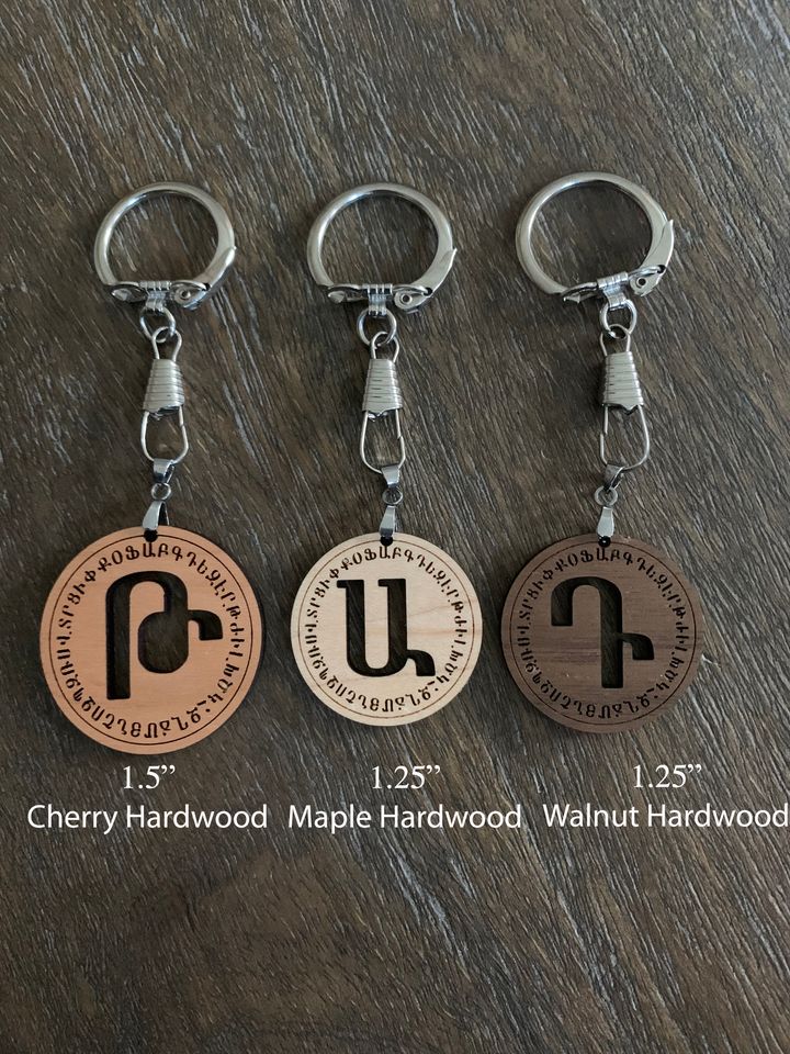 Personalized Initial keychain