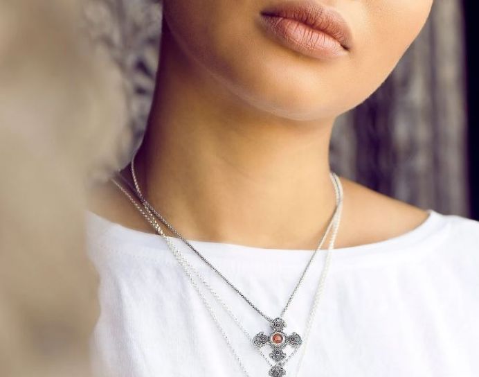 ArmRoot Handmade Armenian Silver Cross , Armenian Jewelry, Armenian Silver, Armenian Gift