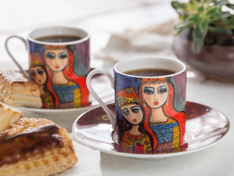 Mother and Daughter Espresso Cups