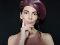 Glamorous beret Burgundy