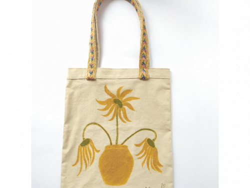 Tote bag Sunflower by Vozni