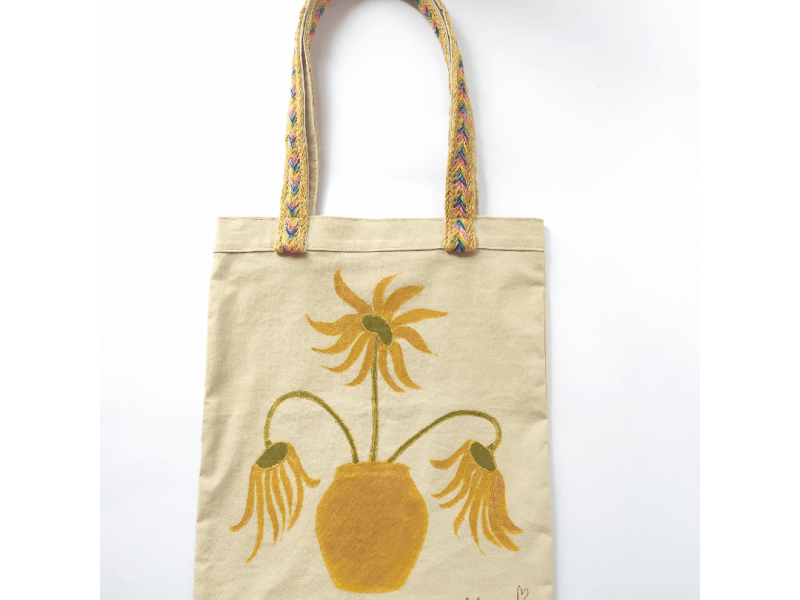 Tote bag Sunflower by Vozni