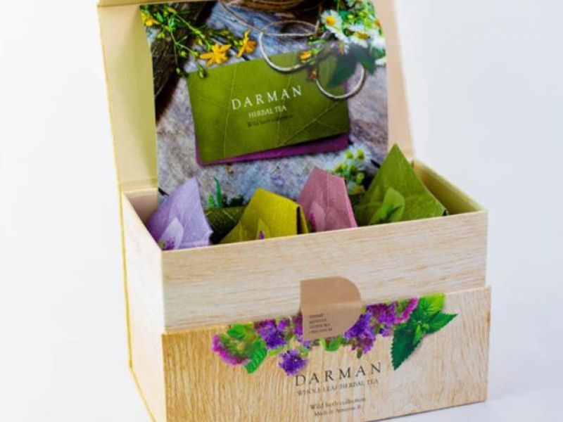 Armenian Organic Herbal Tea Gift Collection Darman - Wild Thyme, Wild Mint, Wild Mint bush (Ziziphora), Wild Oregano - 80g