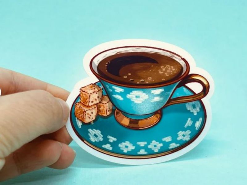 Armenian Coffee Surj Stickers - Cute Die Cut Stickers - Cute Stickers - Armenian Sticker Gift