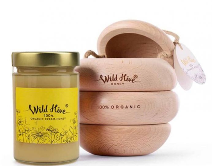 Cream-honey "Wild Hive" 100% Certified Organic 430g
